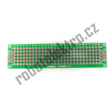 Plošný spoj, univerzální 80x20 2S, prokovený